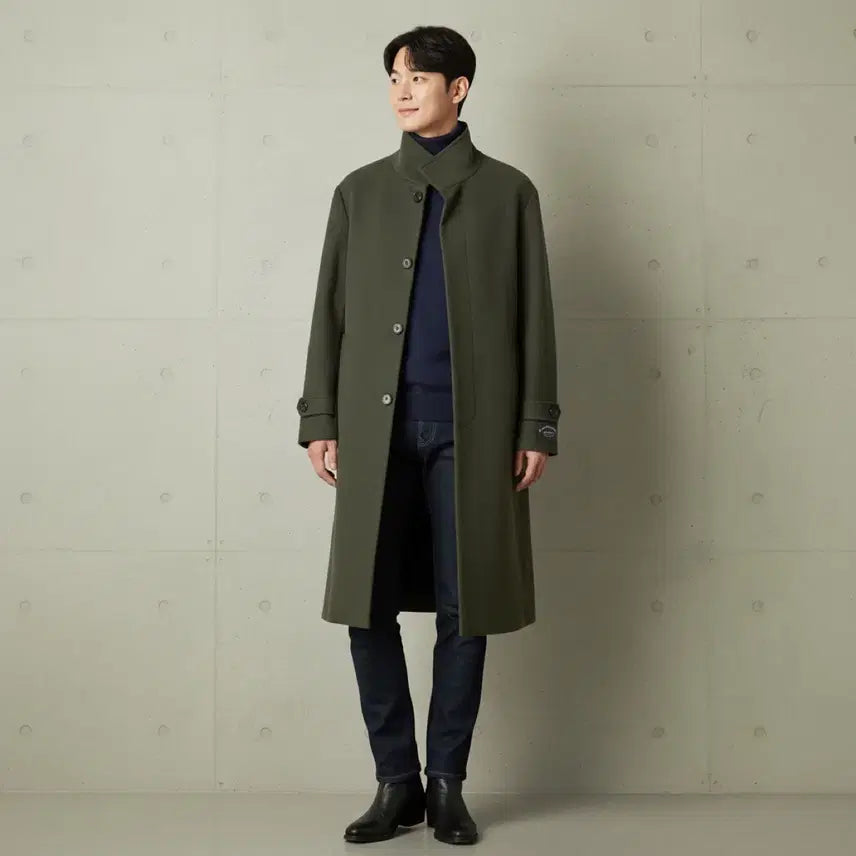 [BUNJANG] Unspecified Long Coat / [택있는새상품]*꽃샘추위*딱인*안스페이퍼 올리브 롱 코트 정가