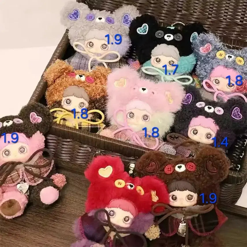 [BUNJANG] MayMay Crazy Circus Face Keyring / 메이메이 크레이지 서커스 얼굴키링 페이스키링 베어쿠키 끝사랑 별자리