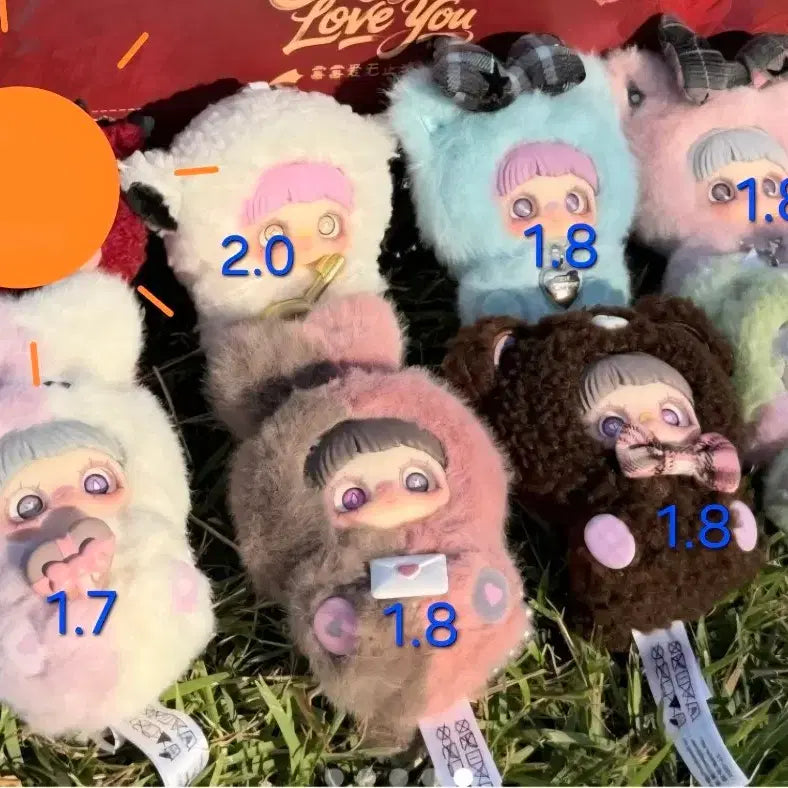 [BUNJANG] MayMay Crazy Circus Face Keyring / 메이메이 크레이지 서커스 얼굴키링 페이스키링 베어쿠키 끝사랑 별자리