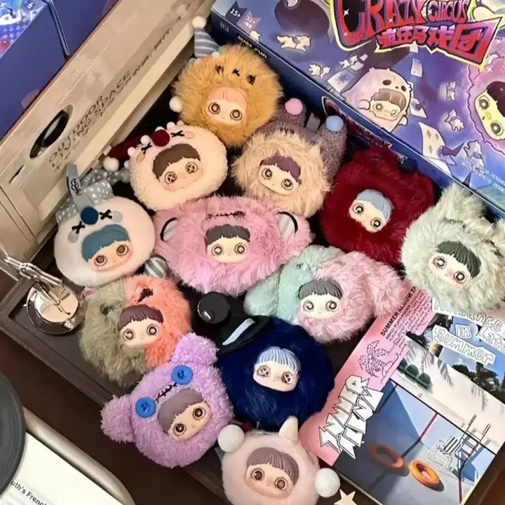 [BUNJANG] MayMay Crazy Circus Face Keyring / 메이메이 크레이지 서커스 얼굴키링 페이스키링 베어쿠키 끝사랑 별자리