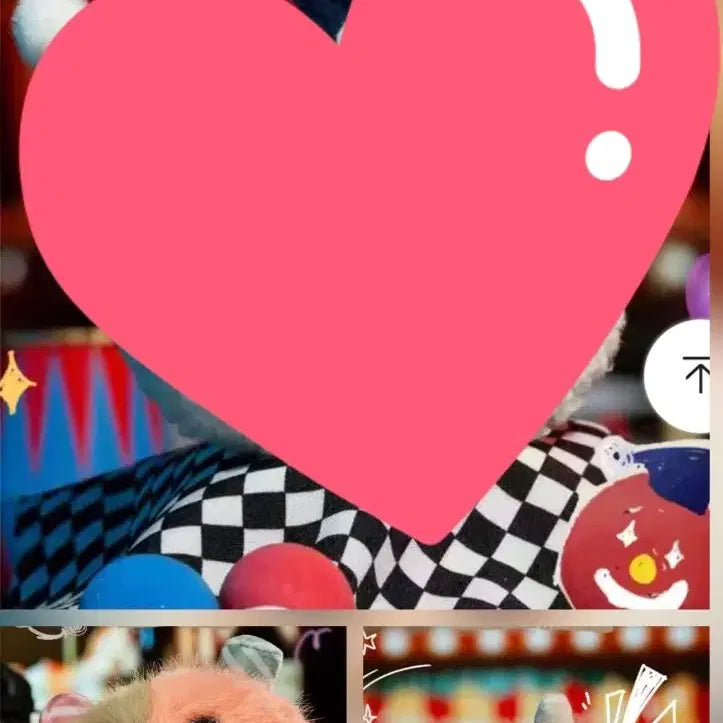 [BUNJANG] MayMay Crazy Circus Face Keyring / 메이메이 크레이지 서커스 얼굴키링 페이스키링 베어쿠키 끝사랑 별자리