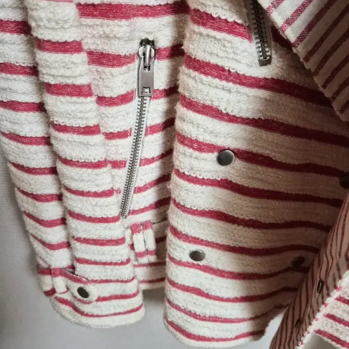 [BUNJANG] O'2nd Striped Jacket (Size 66) / 오즈 세컨  스트라이프 자켓 66