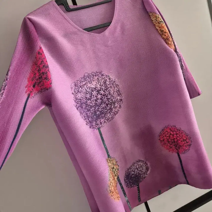 [SOLD OUT] 플리츠 플라워 패턴 블라우스  66