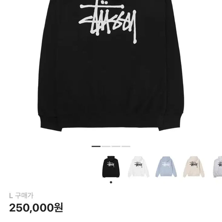 [BUNJANG] Stussy Basic Stussy Hoodie Black 2022 L Size / 스투시 베이직 스투시 후드 블랙 2022 L사이즈