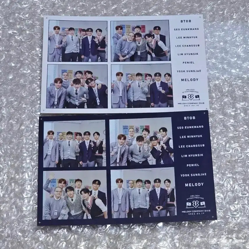 [BUNJANG] BTOB 5th Fanmeeting Postcard Set / 비투비 5기팬미팅 첫막 팬부스 단체 엽서 사진 세트