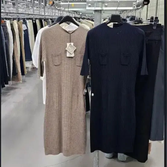 [BUNJANG] The Cashmere Navy Dress (Size 90) / 더캐시미어 네이비원피스90사이즈(새상품)