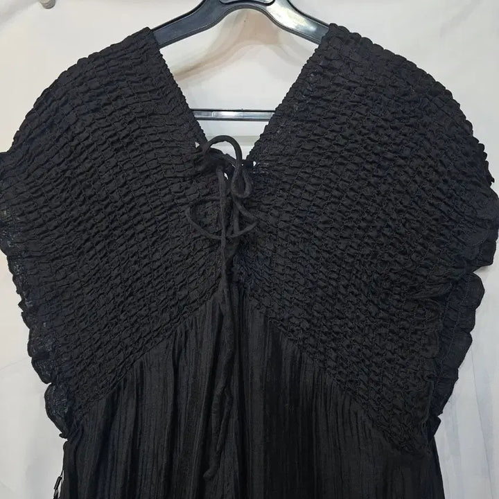 [BUNJANG] Castaneda Shirring Long Jumpsuit / Castaneda 셔링 롱 점프수트