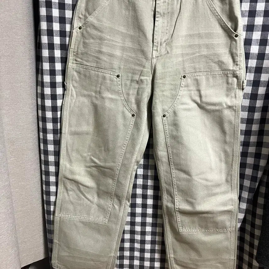 [BUNJANG] thisisneverthat Double Knee Beige Pants L / 디스이즈네버댓 더블니 L