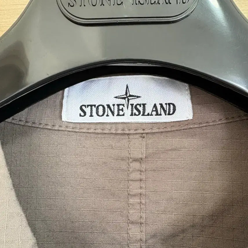 [BUNJANG] Stone Island Cotton Overshirt Dark Gray L / 스톤아일랜드 코튼 오버셔츠 다크 그레이 L