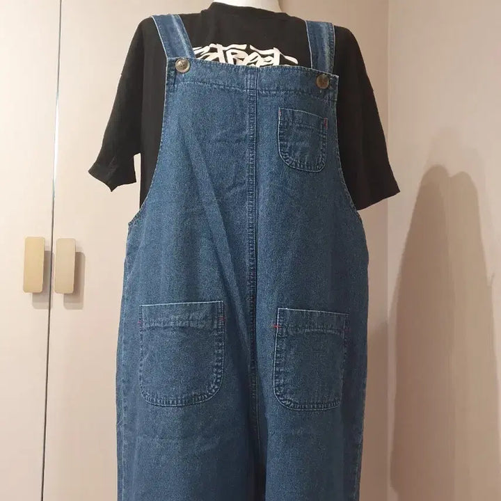 [BUNJANG] Unisex Denim Overalls / 청 데님 멜빵바지