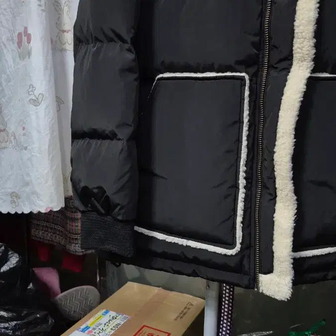 [BUNJANG] Beanpole Goose Down Padded Jacket / 빈폴   ( 후리스 배색) 구스다운  패딩 :공용으로  좋아요