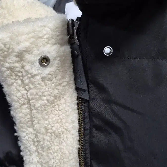[BUNJANG] Beanpole Goose Down Padded Jacket / 빈폴   ( 후리스 배색) 구스다운  패딩 :공용으로  좋아요
