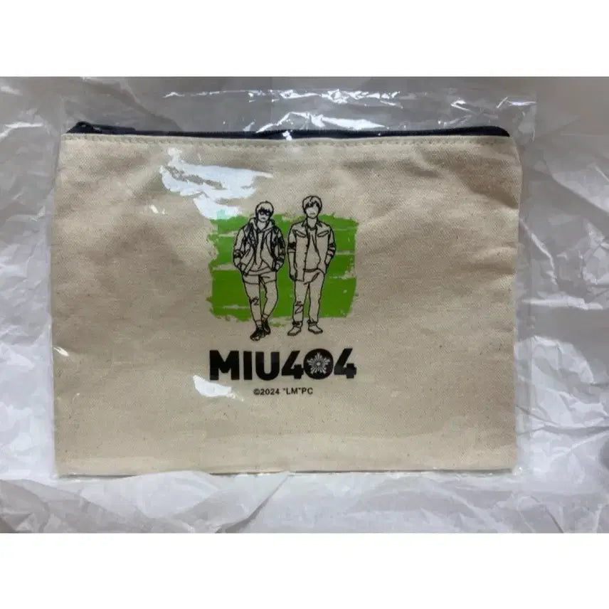 [BUNJANG] Miu404 Canvas Pouch / 미우404 miu404 공식굿즈 캔버스파우치