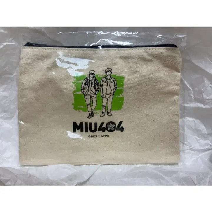 [BUNJANG] Miu404 Canvas Pouch / 미우404 miu404 공식굿즈 캔버스파우치