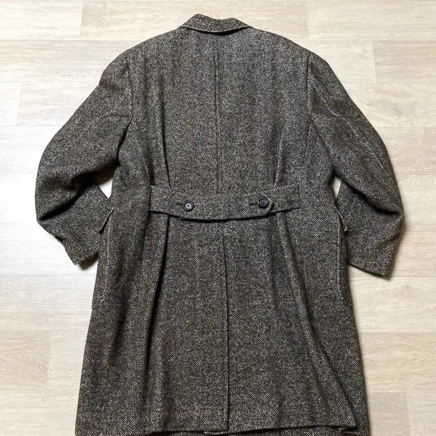 [BUNJANG] Italian Herringbone Coat / 110/XXL 이태리 남성 헤링본 코트 MADE IN ITALY