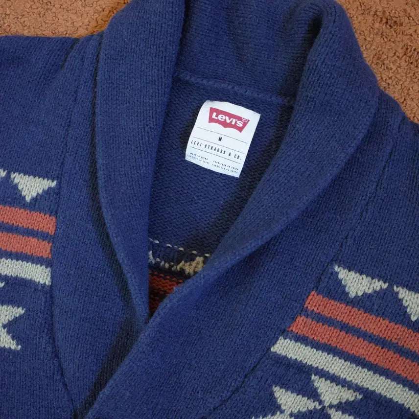 [BUNJANG] Levi's Aztec Pattern Cardigan / 리바이스 아즈텍 패턴 가디건