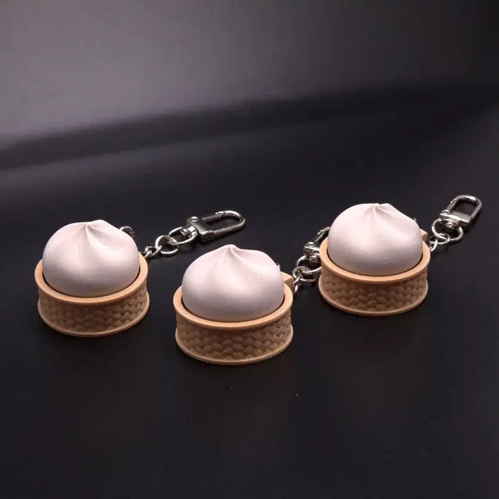 [BUNJANG] 3D Printed Jjinppang Clicker Keychain / (선착순 할인) 찐빵 클리커 클릭커 키링