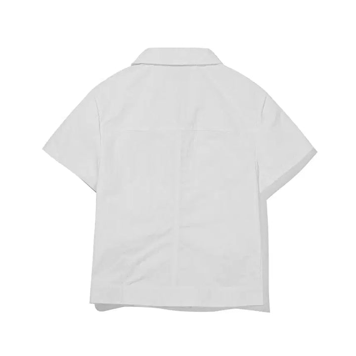 [BUNJANG] Code:Graphy Shirring Point Shirt / (s) 코드그라피 셔링 포인트 셔츠