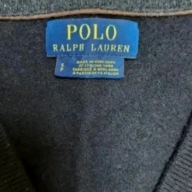 [BUNJANG] Polo V-Neck Knit Sweater / 폴로 브이넥 니트