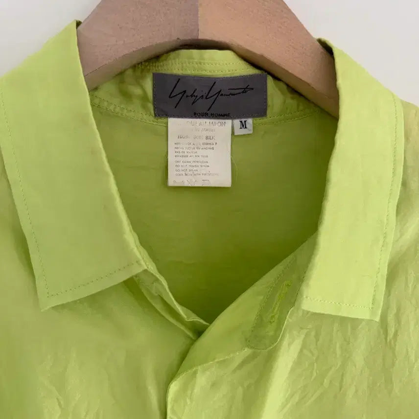 [BUNJANG] Yohji Yamamoto Silk Shirt / 요지야마모토 실크셔츠