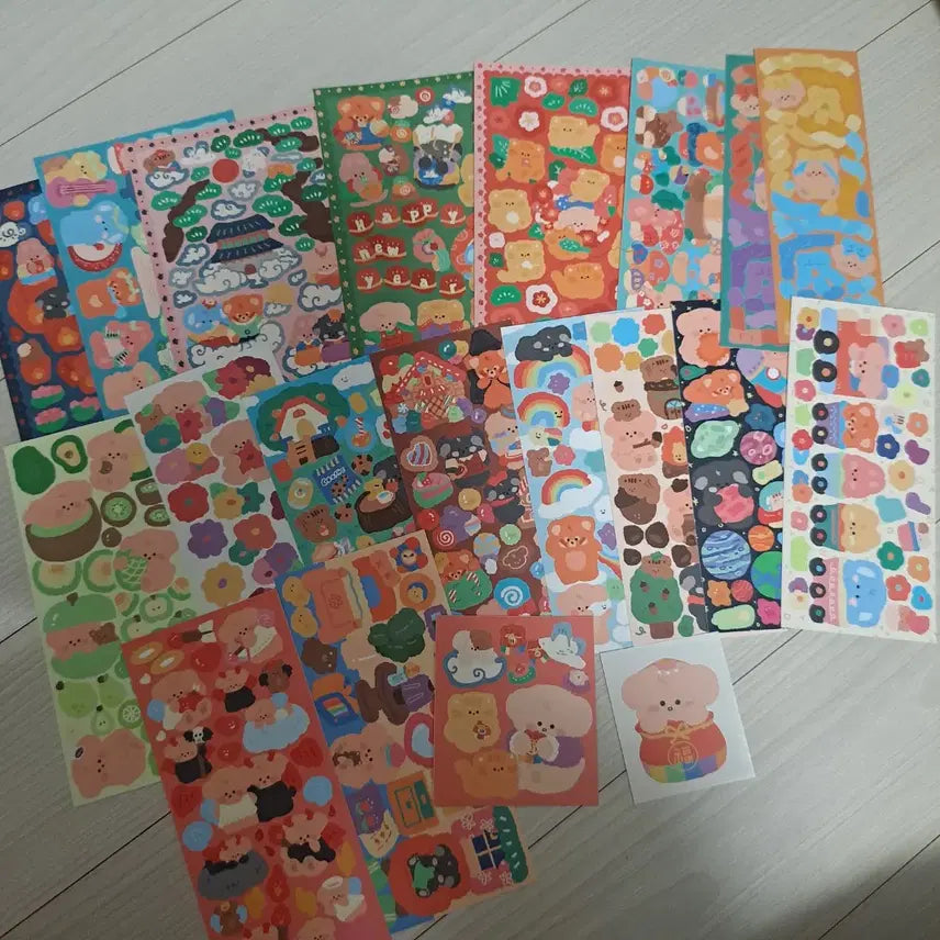 [BUNJANG] Sopu Village Sticker Bundle Set / 다꾸, 소푸빌리지 씰스티커 묶음