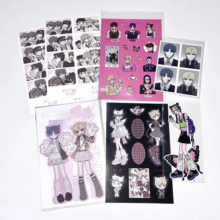 [BUNJANG] JoJo Jolyne Sticker Bundle Set / 죠죠 통판 죠죠 비공굿 스티커 일괄 사나다님 죠린 죠죠 스티커