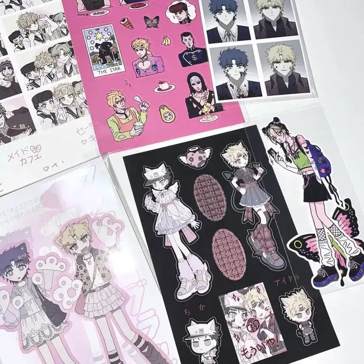 [BUNJANG] JoJo Jolyne Sticker Bundle Set / 죠죠 통판 죠죠 비공굿 스티커 일괄 사나다님 죠린 죠죠 스티커