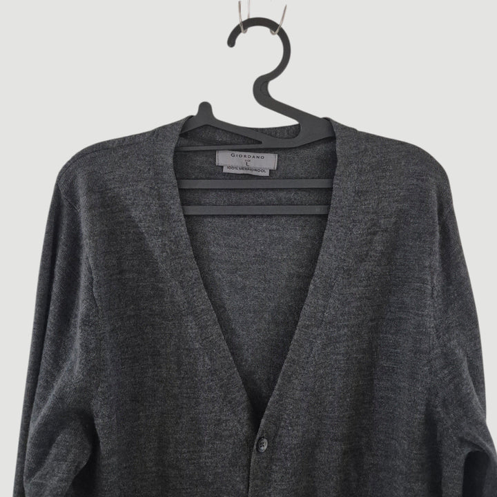 [BUNJANG] Giordano Merino Wool Cardigan / [100]지오다노 메리노울 가디건