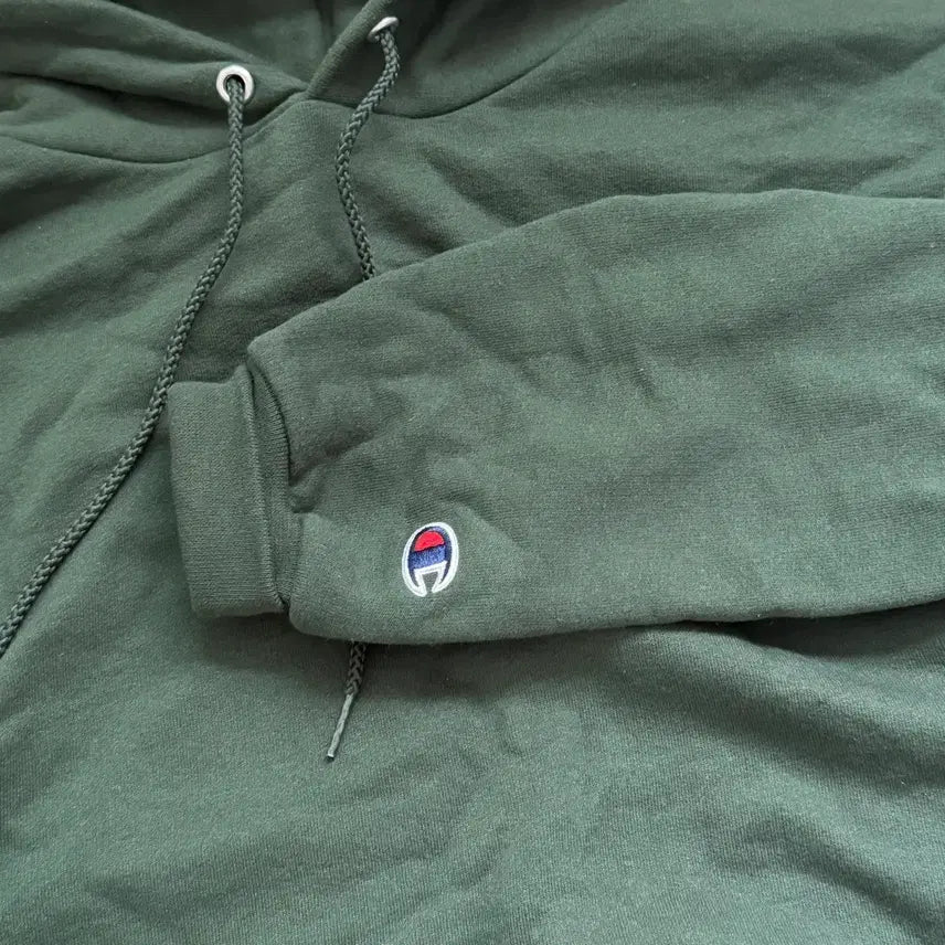 [BUNJANG] Champion Powerblend Hoodie Dark Green / 챔피온 파워블랜드 후드티 다크그린