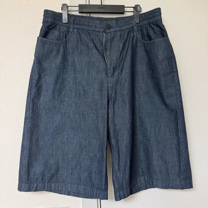 [SOLD OUT] [52] 솔리드옴므 블루 라이트데님 버뮤다 반바지