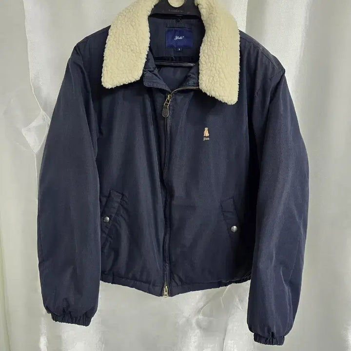 [BUNJANG] Yale Pogueul Collar Padding Jacket / Yale 예일 뽀글이 카라 패딩 자켓 (1677)