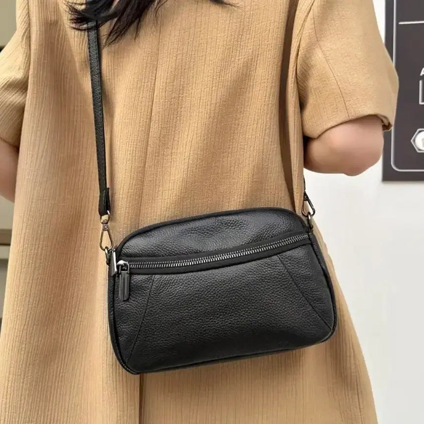 [BUNJANG] Genuine Leather Daily Bag 26cm / 가볍고 튼튼한 천연 소가죽 데일리백 (26cm)