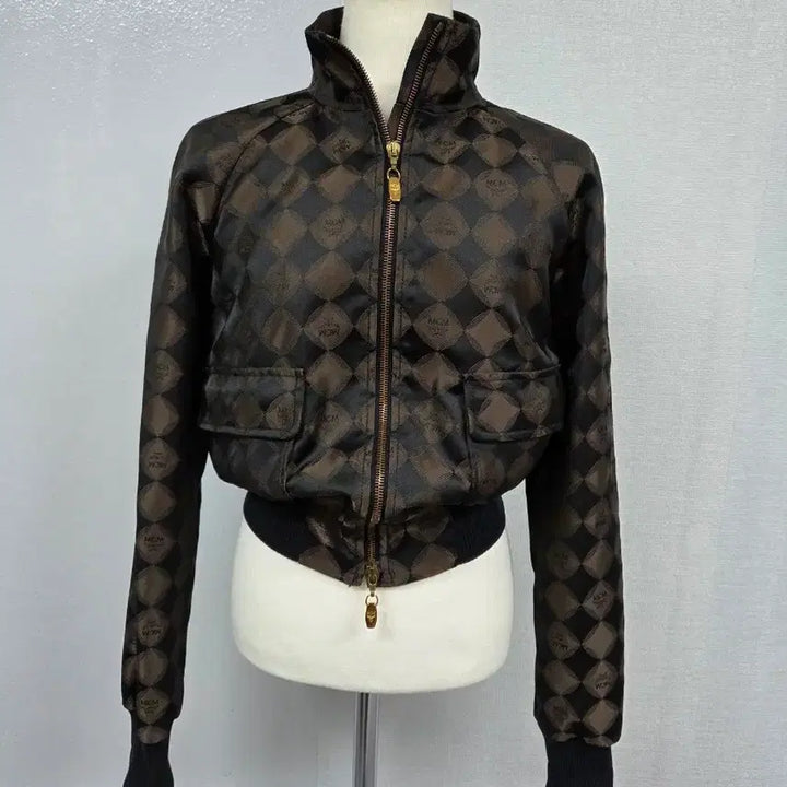 [BUNJANG] MCM Women's Logo Pattern Jacket / MCM  여성 자켓