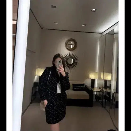 [BUNJANG] The Row Argyle Knit Bomber Jacket / 더로랑 아가일 니팅 봄버 자켓