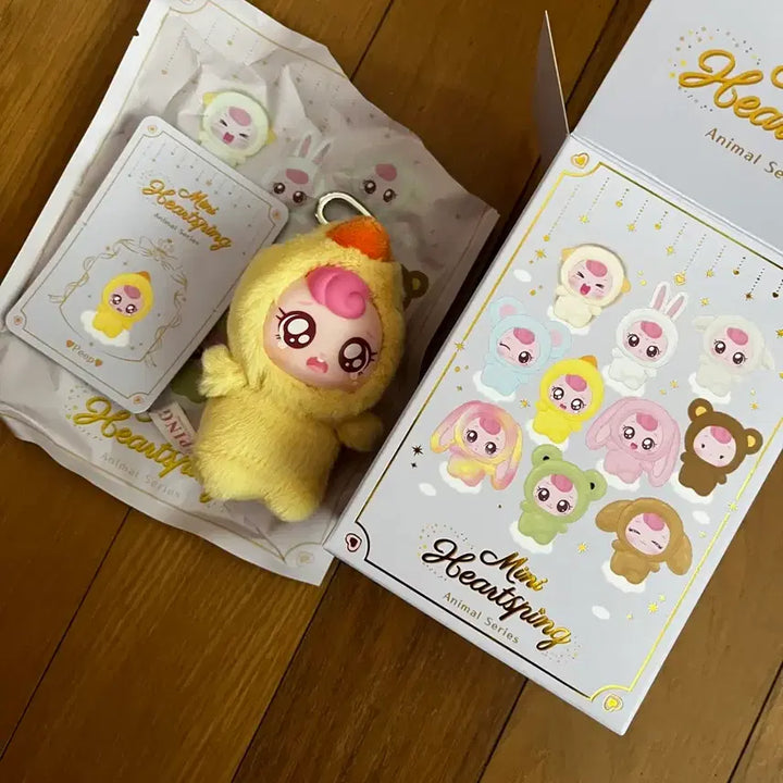 [SOLD OUT] [완전새제품] 미니 하츄핑 애니멀 시리즈 병아리 peep 인형 키링