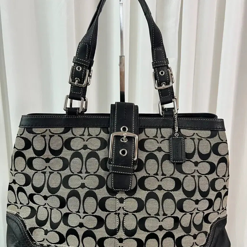 [BUNJANG] Coach Signature Soho Tote Bag / 코치 시그니처 소호 토트백