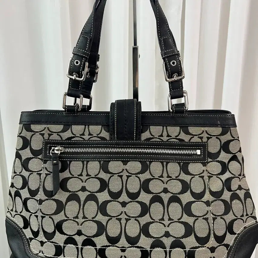 [BUNJANG] Coach Signature Soho Tote Bag / 코치 시그니처 소호 토트백