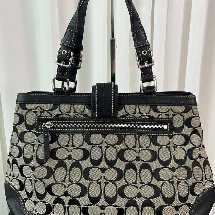 [BUNJANG] Coach Signature Soho Tote Bag / 코치 시그니처 소호 토트백