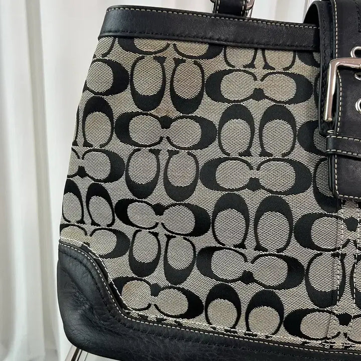 [BUNJANG] Coach Signature Soho Tote Bag / 코치 시그니처 소호 토트백