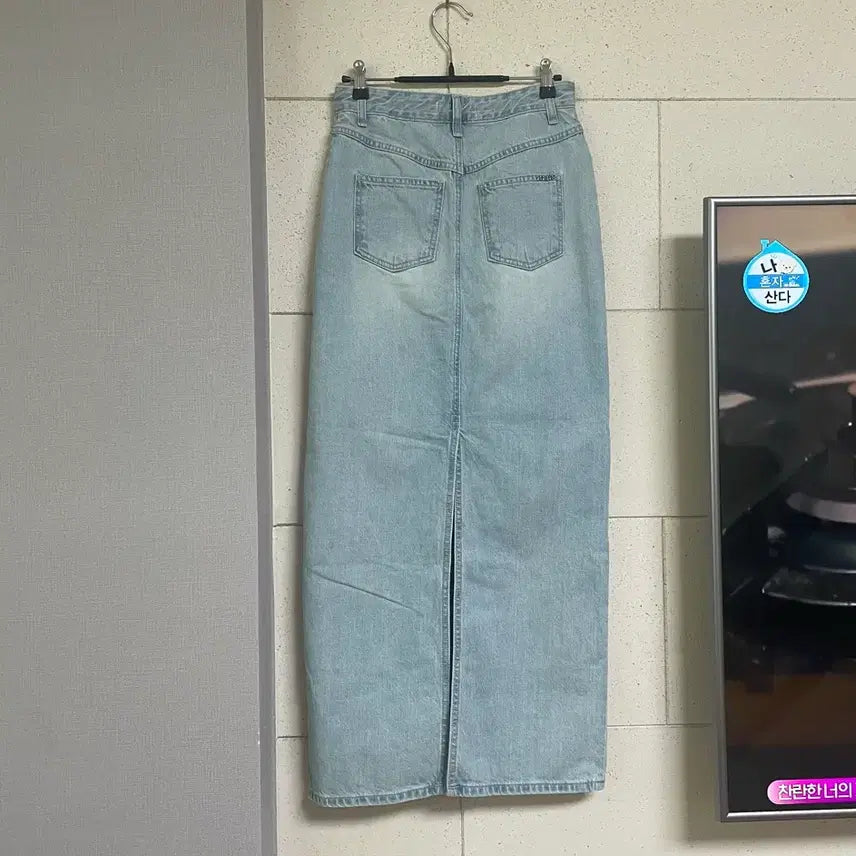 [BUNJANG] AWEET Denim Long Skirt (S) / 어윗 롱 스커트 데님 팬츠 연청 (S)새상품