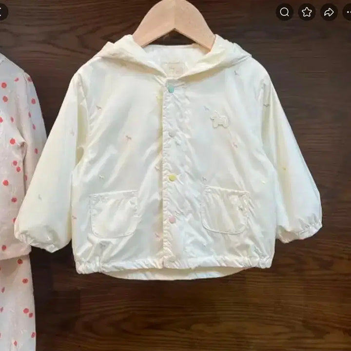 [BUNJANG] ATEEZ Ellan Embroidered Jacket / (새)에뜨와  엘런자수점퍼 바람막이