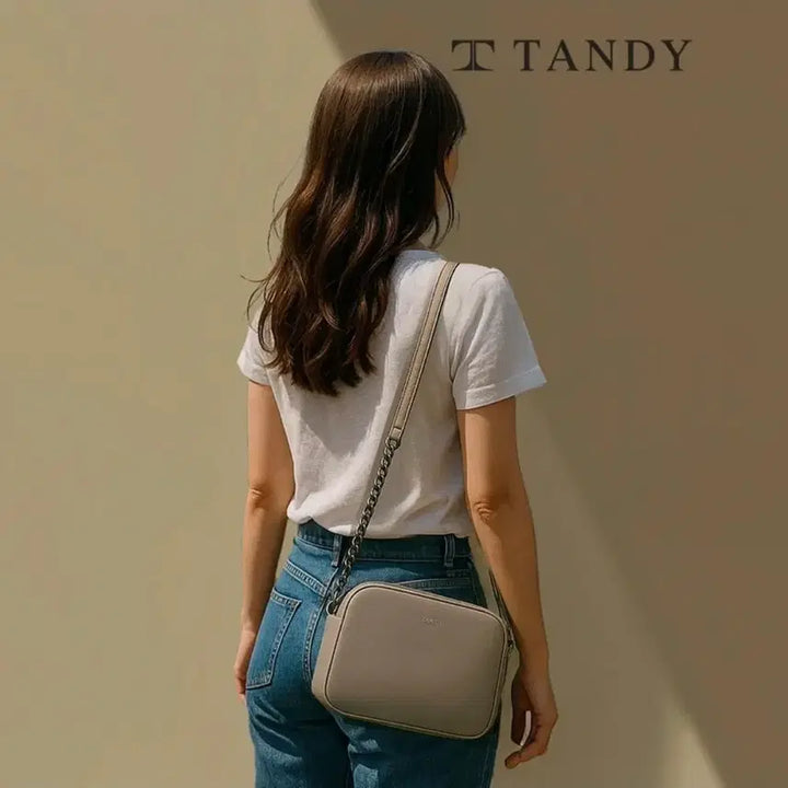 [BUNJANG] TANDY Beige City Crossbody Bag / 딱 1번 사용한 거의 새 제품. TANDY 탠디 베이지 시티 크로스백