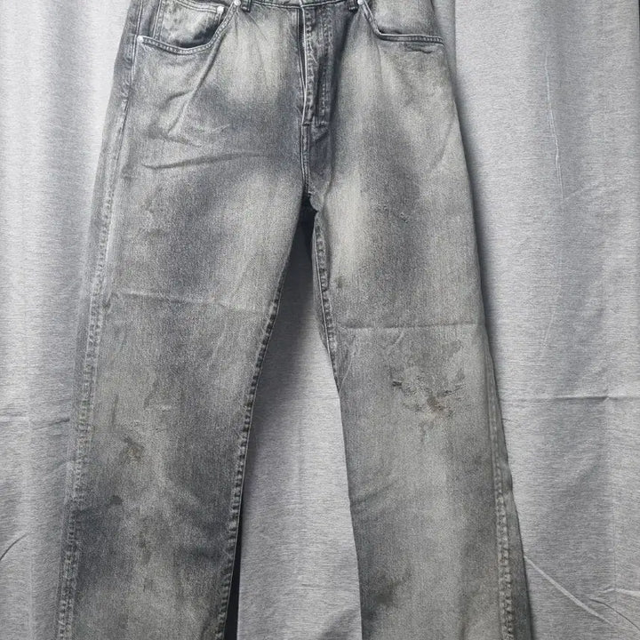 [BUNJANG] Anselm 5p Straight Denim Pants Black / 안셀름 5p 스트레이트 데님 팬츠 블랙 3사이즈