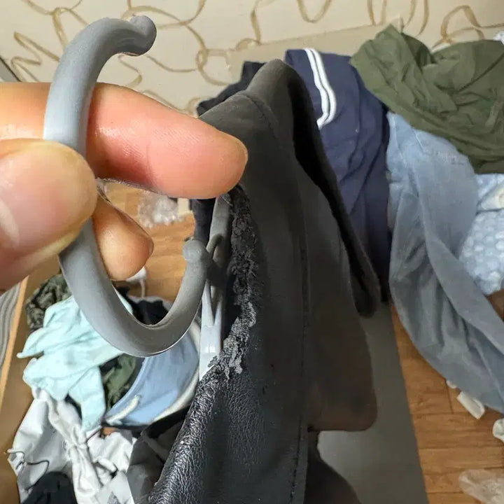 [BUNJANG] DopeJaison Vegan Leather Single Jacket / {L} 도프제이슨 오버핏 비건레더 싱글 자켓