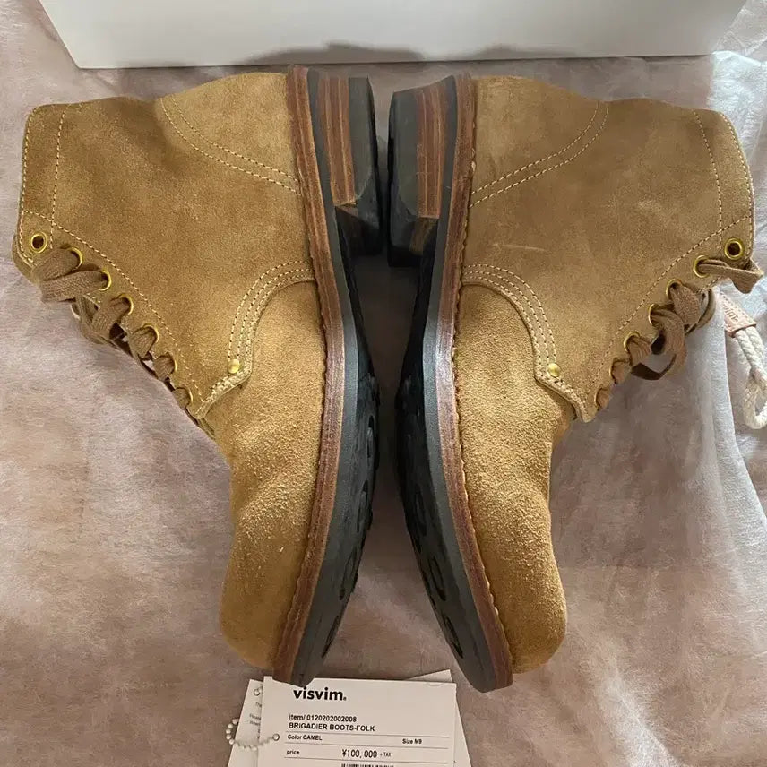 [BUNJANG] Visvim Brigadier Suede Camel / 9)비즈빔 브리가디어 스웨이드 카멜