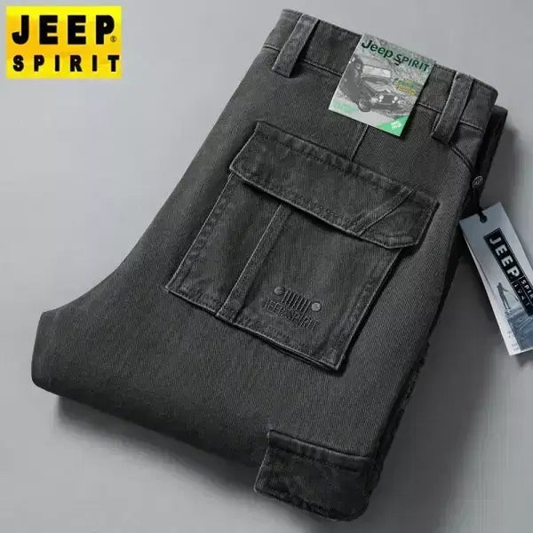 [BUNJANG] Jeep Spirit Cargo Pants for Men / JEEP SPIRIT 가을 겨울 카고바지 남성 루즈 아웃도어 팬츠