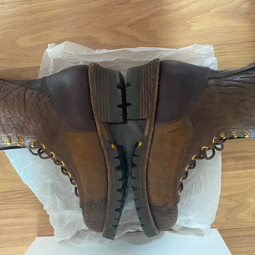 [BUNJANG] Visvim Dark Brown Cossack Boots / 9)비즈빔 코삭 부츠 다크브라운