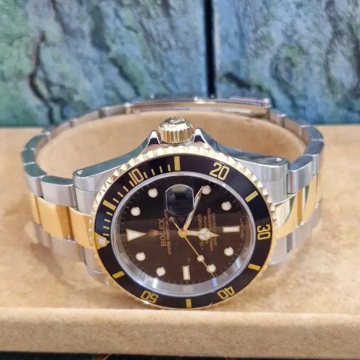 [BUNJANG] Rolex Submariner Black Combo Early Model Watch / 롤렉스 서브마리너 흑콤 초기형 풀구성 국내매장