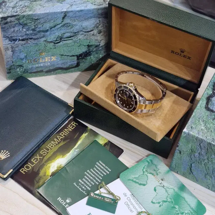 [BUNJANG] Rolex Submariner Black Combo Early Model Watch / 롤렉스 서브마리너 흑콤 초기형 풀구성 국내매장