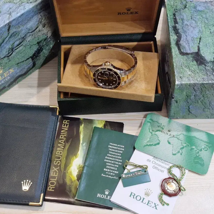 [BUNJANG] Rolex Submariner Black Combo Early Model Watch / 롤렉스 서브마리너 흑콤 초기형 풀구성 국내매장